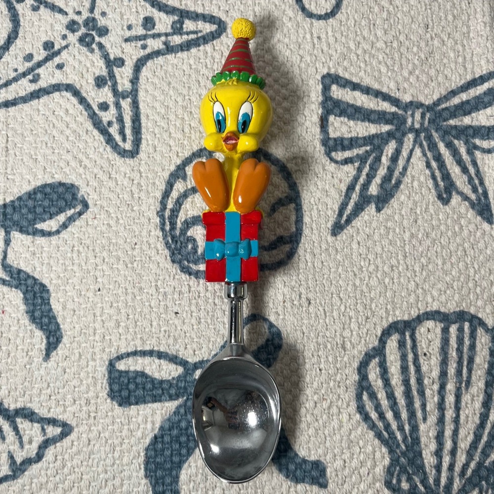 Vintage Looney Tunes Tweety Bird birthday Holiday Ice Cream Scoop Gift vintage